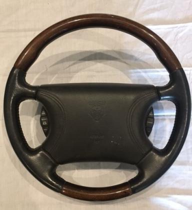 Steeringwheel wood-leather incl airbag JAGUAR XJ300-XJ308 Interior