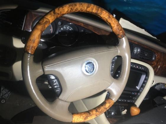 Stuur hout/leer JAGUAR XJ 350 Interieur