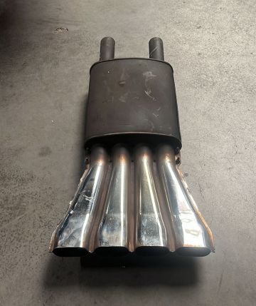 E Type rear silencer V12